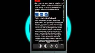 The DMZ Windows Phone 7 App V3