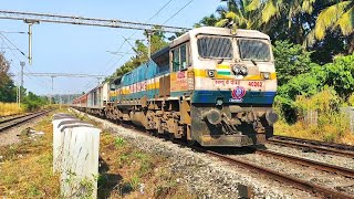 Mumbai Madgaon Janshatabdi is back with Diesel Power!! Back to Back High Speed Diesel Action in KR!!