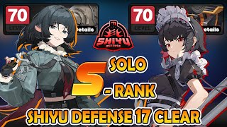 SOLO S-RANK CLEAR!! M0W0 Jane Doe & Ellen Solo Shiyu Defense 17 | Zenless Zone Zero