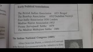 Early Political Association-Indian National movement -1885-1905#historyforcompetitiveexams