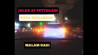 Makassar City At Night Road Conditions Under The Pettarani Toll Layang Pettarani 2021