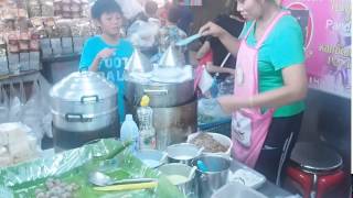 Making desert dumplings at market in Chiang Mai x264