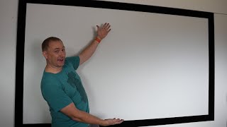 Silver Ticket Products Woven Acoustic Projection Screen Assembly & Install