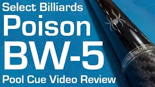 Poison BW-5 Pool Cue Video Review by Select Billiards