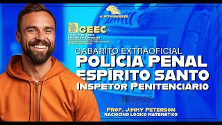 Gabarito Extraoficial Polícia Penal Espírito Santo 2023 (IBADE) - Raciocínio Lógico