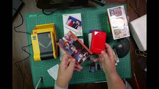 5 portable/mobile instant photo printers - Canon Selphy, Kodak, Fujifilm, Polaroid 2024 (PS9 3122)