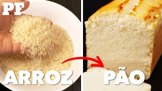 🍞 PÃO DE ARROZ: simples, barato e no LIQUIDIFICADOR! (vegano e sem glúten)