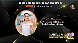 Miss Philippines Earth Ipil 2024 Camille Pioquinto - Exclusive Live Interview