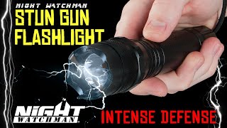 BUDK: The Night Watchman Stun Gun Flashlight keeps you safe!