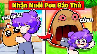 NABEE BẤT NGỜ NHẬN NUÔI TÔ GÀ EM BÉ POU BÁO THÙ TRONG MINECRAFT*NABEE POU BÁO THÙ 👶👾😱