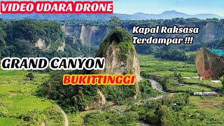 Panorama Ngarai Sianok - Grand Canyon Indonesia | Lembah Curam Nan Cantik | Video Udara Drone #short