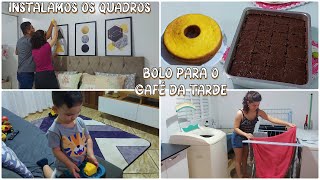 INSTALAMOS OS QUADROS| MUDANÇAS NA LAVANDERIA| BOLO P CAFÉ DA TARDE| Amanda Maria