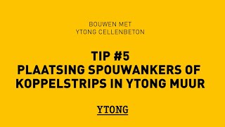 Ytong NL 05 Ytong Plaatsing spouwankers