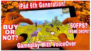 🔥iPad 6th Generation| HANDCAM + GAMEPLAY with voiceover |iPad 6th Generation pubg test in 2022❤️