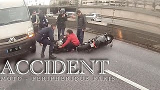 ACCIDENT MOTO A PARIS | Motocycle CRASH