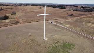 A Cross near I 35 in Oklahoma