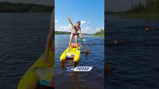 Каяк малышок для обучения/отдыха детей и взрослых #lake #kayak #travel #carpfishing #kayaking