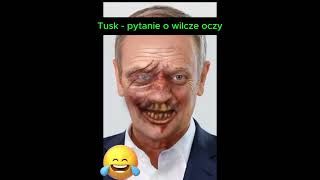 Tusk pyta Hołownie o wilcze oczy - parodia