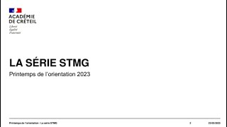 Réussir en STMG : du baccalauréat à l'enseignement supérieur,  le jeudi 23 mars  (par O. Mondet).