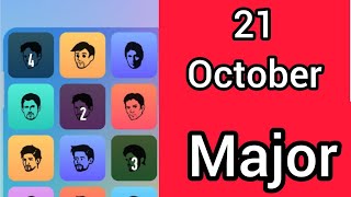 Major Puzzle Today 21 October | Major daily Combo | Major Today Durov Puzzle