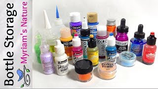 44]  LOW-COST Organizing - Alcohol Inks, Acrylics, etc. - DOLLAR TREE Haul - Fluid Art Supplies