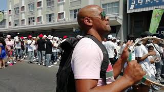 Cape Town Woodstock Open Streets: Xtreme Minstrels - drums and jingles