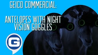 GEICO Commercial - Antelopes With Night Vision Goggles 🦌🕶️ (2012)