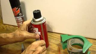 Aerosol Can Straw Holder