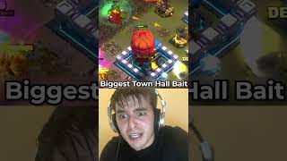 Is This The Best Town Hall Bait Base? 🤣  #clashofclans #coc #funny #troll #th12  #gaming