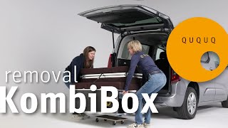 KB04 | QUQUQ KombiBox removal | remove your campingbox after your mini camping holiday easily