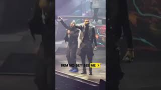 #chrisbrown dance unavailable by Davido on stage #davido