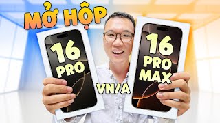 Vừa mở hộp iPhone 16 Pro và 16 Pro Max vàng sa mạc chính hãng VNA thì iPhone 15 PM bị đơ là sao?