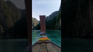 PHI PHI Islands,  Unique Nature. #thailand #krabi #phiphi #shorts