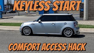 MINI COOPER HACK(comfort access) KEYLESS START