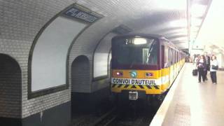 le MF-67 "convoi d'Auteuil" en action a Porte de Versailles sur la ligne 12