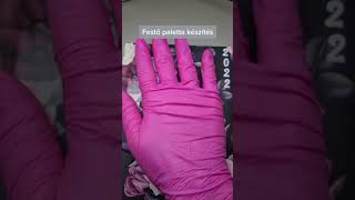 #nails #short Festő paletta készítés!💞#bodireninails #nails #nailsartvideos #na