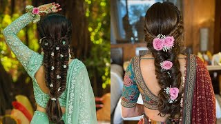 Messy Braid Hairstyles For Brides In Engagements .FASHION FIESTA.