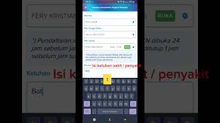 Tutorial Pendaftaran Antrean Periksa Kesehatan Melalui Aplikasi Mobile JKN (BPJS Kesehatan) #bpjs