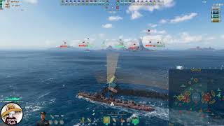 World Of Warships - Shimakaze 200k behind enemy lines