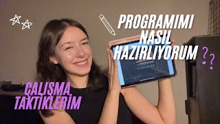 VERİMLİ DERS ÇALIŞMA PROGRAMI HAZIRLAYALIM #yks2025 #dersprogramı