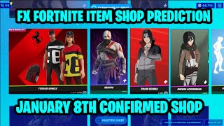 January 8th 2023 Fortnite Item Shop CONFIRMED / Fortnite Early Item Shop Prediction January 8th