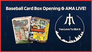 Live Baseball Card Box Opening & AMA | You Love To SEA It LIVE