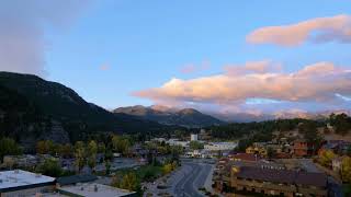 Estes Park Fall Morning Time Lapse