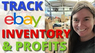 eBay Spreadsheet for Sellers Track Inventory & Profit