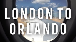 London Gatwick Flight to Orlando Thomas Cook Airbus A330 July 2018 Florida VLOG