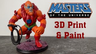 Beastman Masters of the Universe - 3D Printing, Model building, Painting & Review Custom Statue