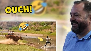 TRY NOT TO LAUGH 🤣🤣 Best Funny Videos compilation | BRITS React