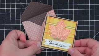 Start-to-Finish Sunday #35 - 3x3 Card with Envelope Punch Board