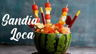 SANDÍA LOCA: How To Make A Fun Mexican Crazy Watermelon For Parties