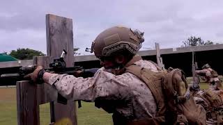 Recon Marines Live Fire close quarters/sniper training